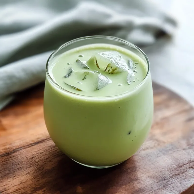 Refreshing Iced Matcha Latte with Coconut Milk Recipe
