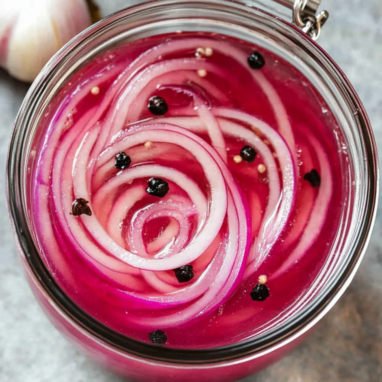 Transform Your Meals with Easy Pickled Red Onions