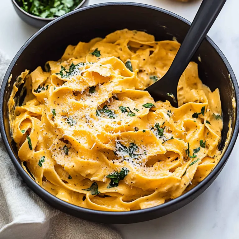 Creamy Pumpkin Alfredo Pasta: Cozy Autumn Delight Recipe