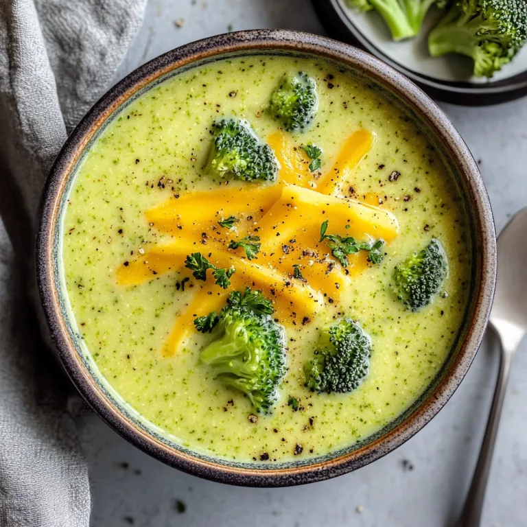 Ultimate Creamy Broccoli Cheddar Soup Recipe to Savor