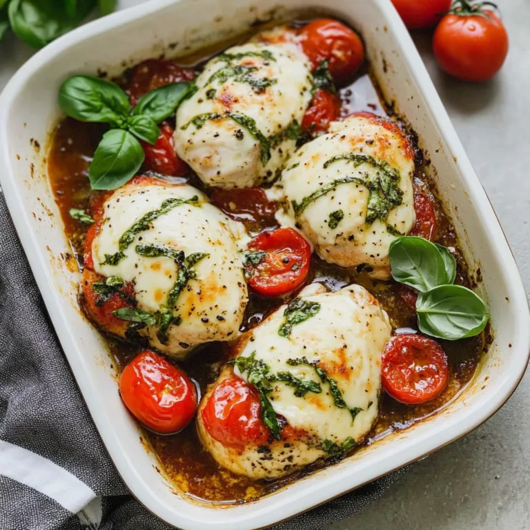 Irresistible Baked Caprese Chicken Recipe in 30 Minutes