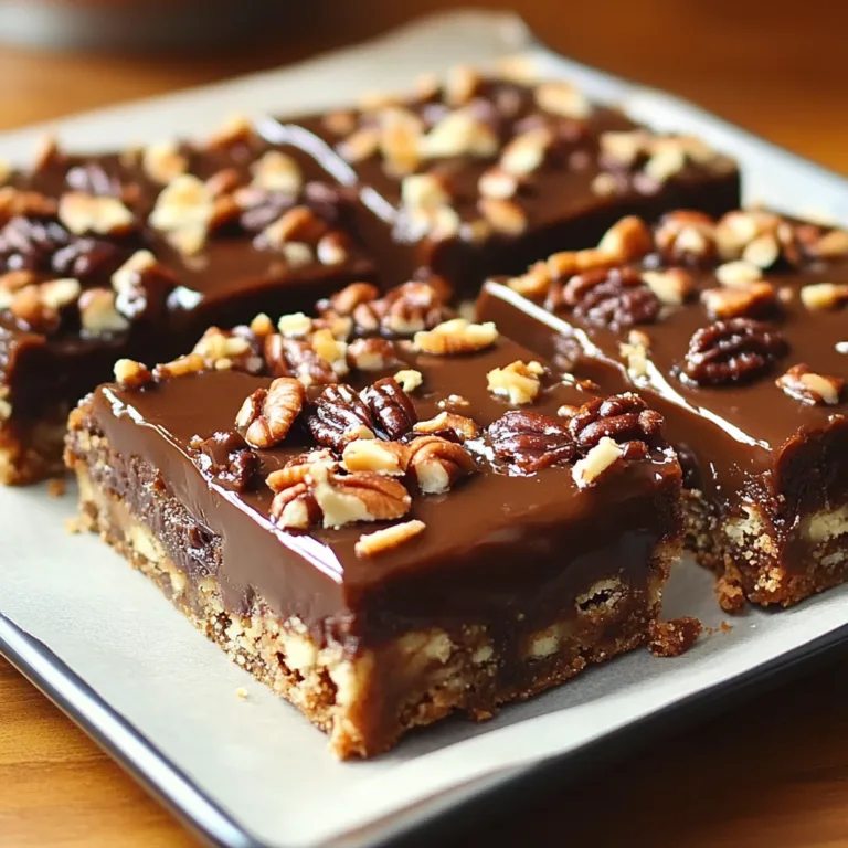 Indulge in Easy Turtle Bars: A Sweet Delightful Treat