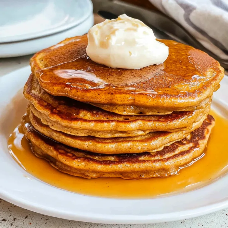 Fluffy Pumpkin Pancakes – A Cozy Autumn Delight Recipe