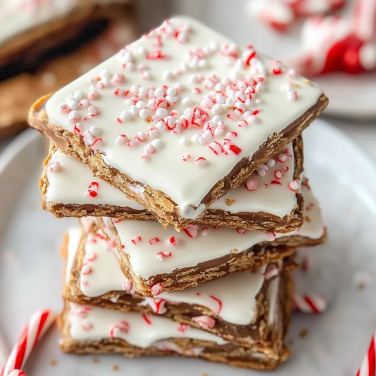 Festive Peppermint Bark Graham Crackers Recipe Delight