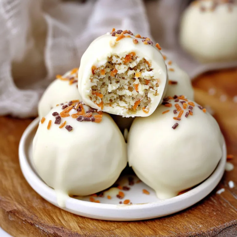 Delightful Carrot Cake Ball Truffles You’ll Love