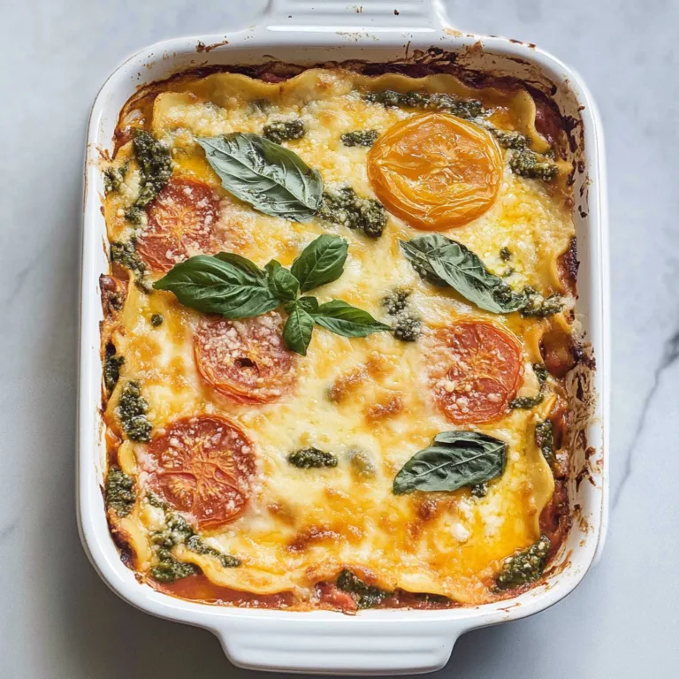 Irresistible Tomato Lasagna Recipe for Cozy Dinners