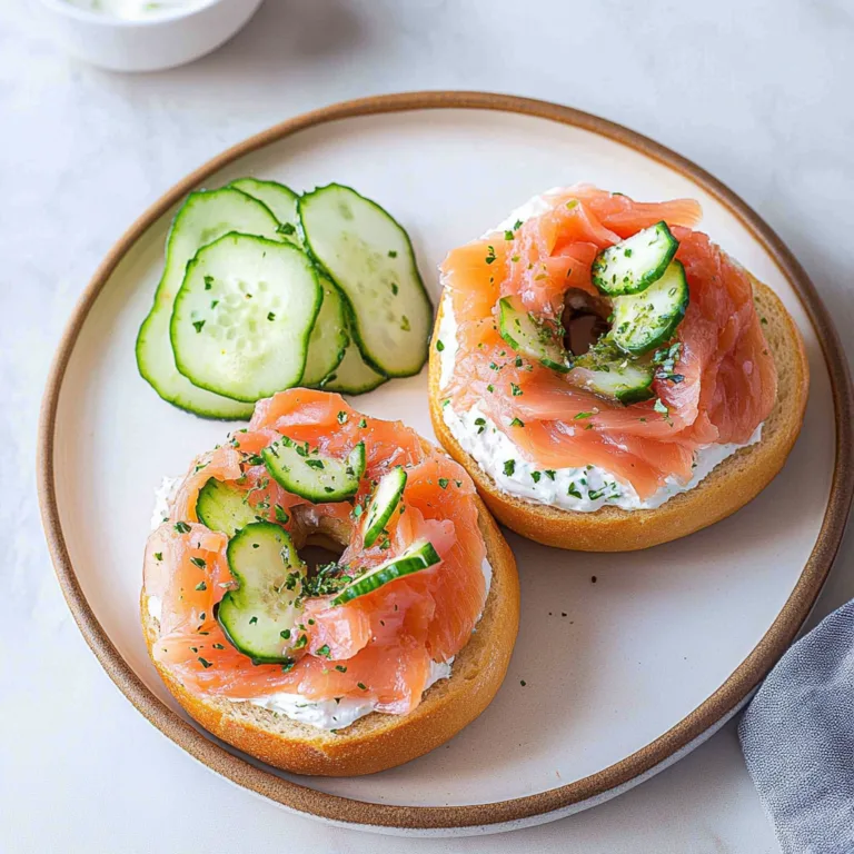 Irresistible Smoked Salmon Bagel Recipe for Brunch Lovers