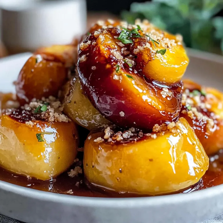 Irresistible Healthy Honey Roasted Peaches Recipe