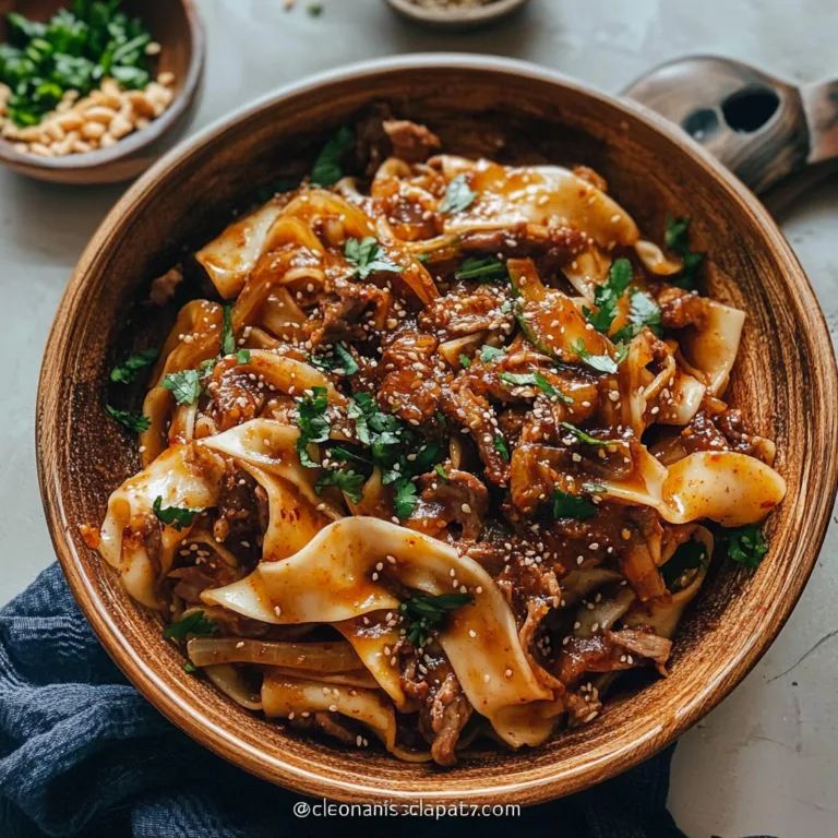 Irresistible Spicy Cumin Lamb Noodles Recipe to Savor