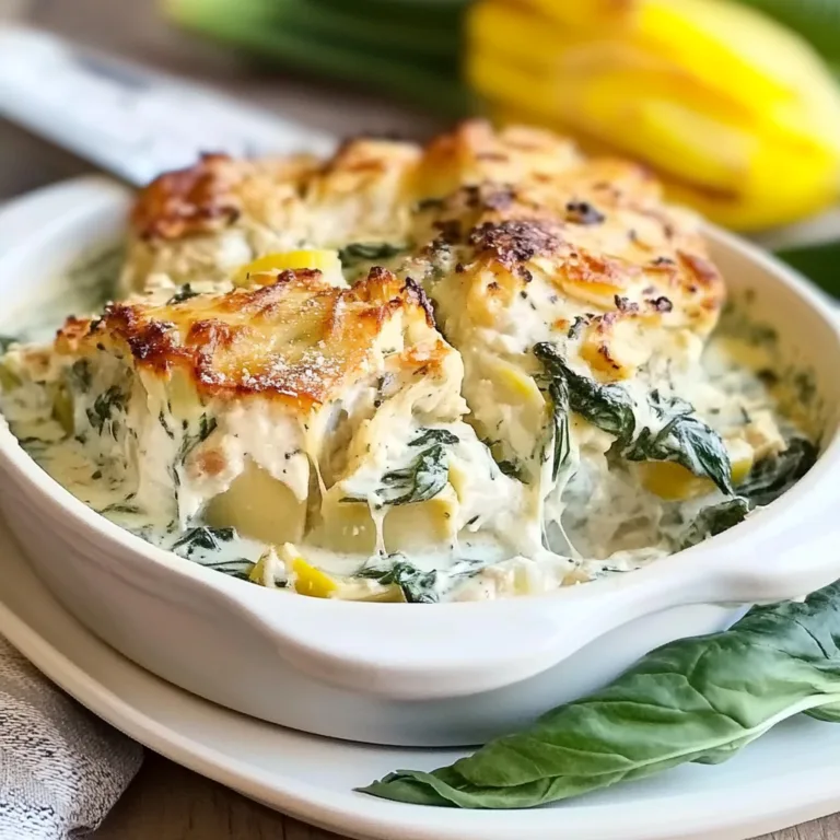 Creamy Spinach Artichoke Chicken with Cottage Cheese