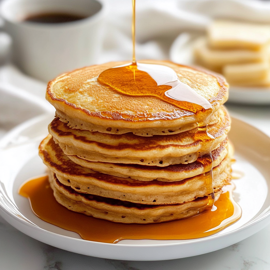 Recipe preparation for BEST Homemade Pancakes
