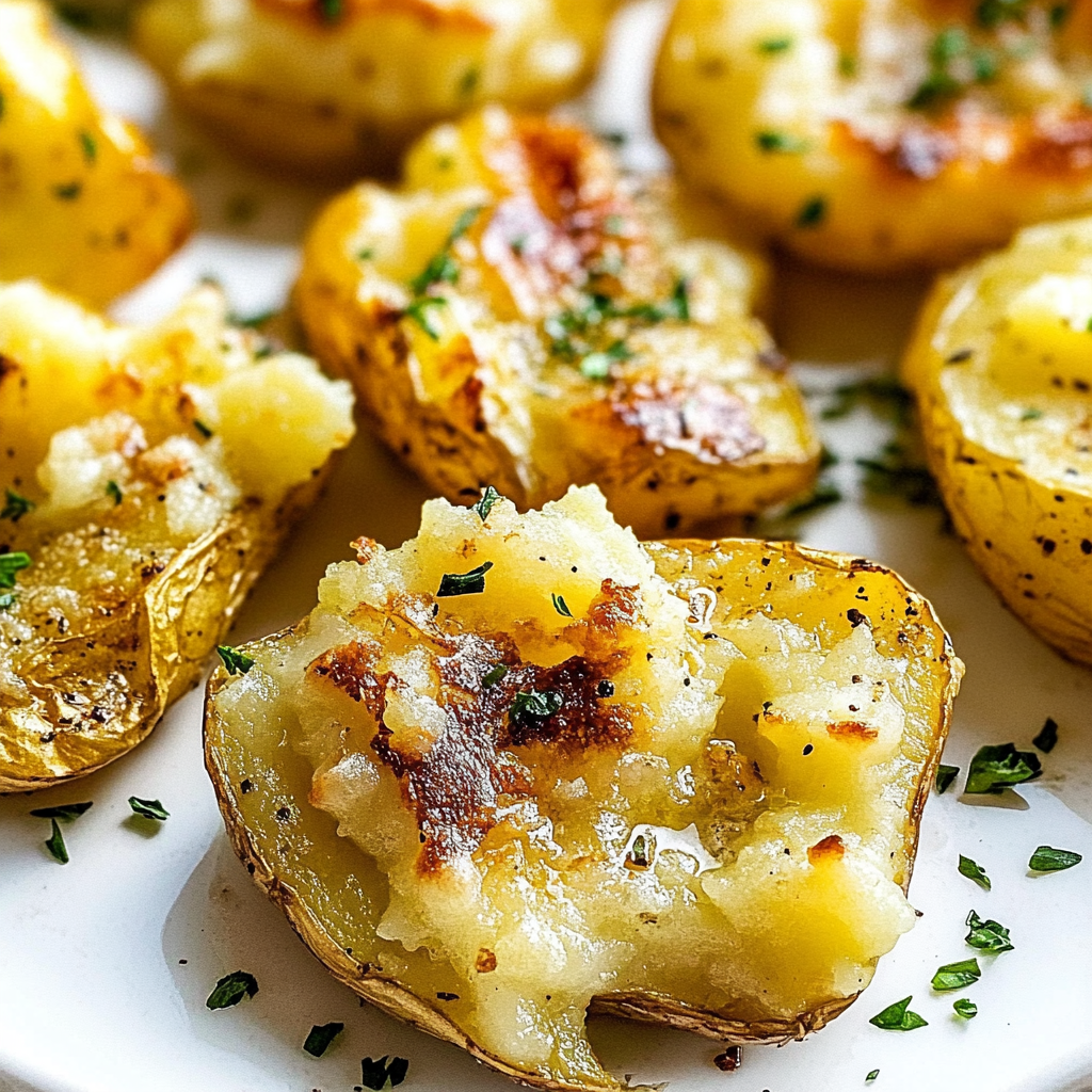 Recipe preparation for Smashed Potatoes