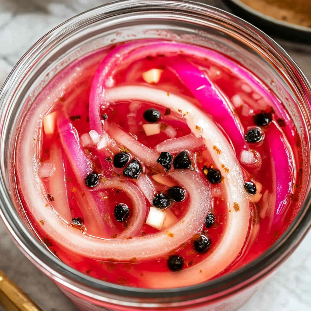 Recipe preparation for Pickled Red Onions