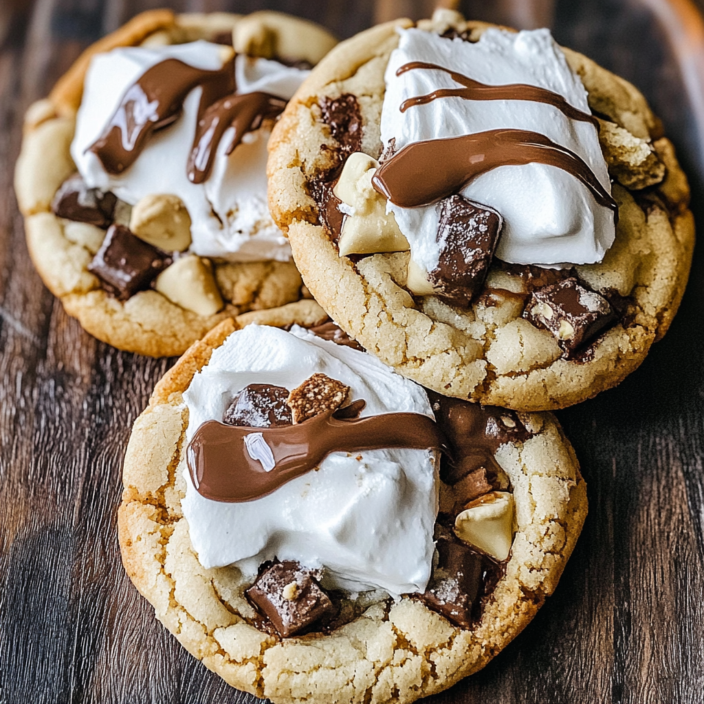Recipe preparation for Chocolate Chip Cookie S’mores