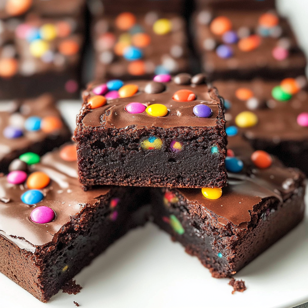 Recipe preparation for Homemade Cosmic Brownies