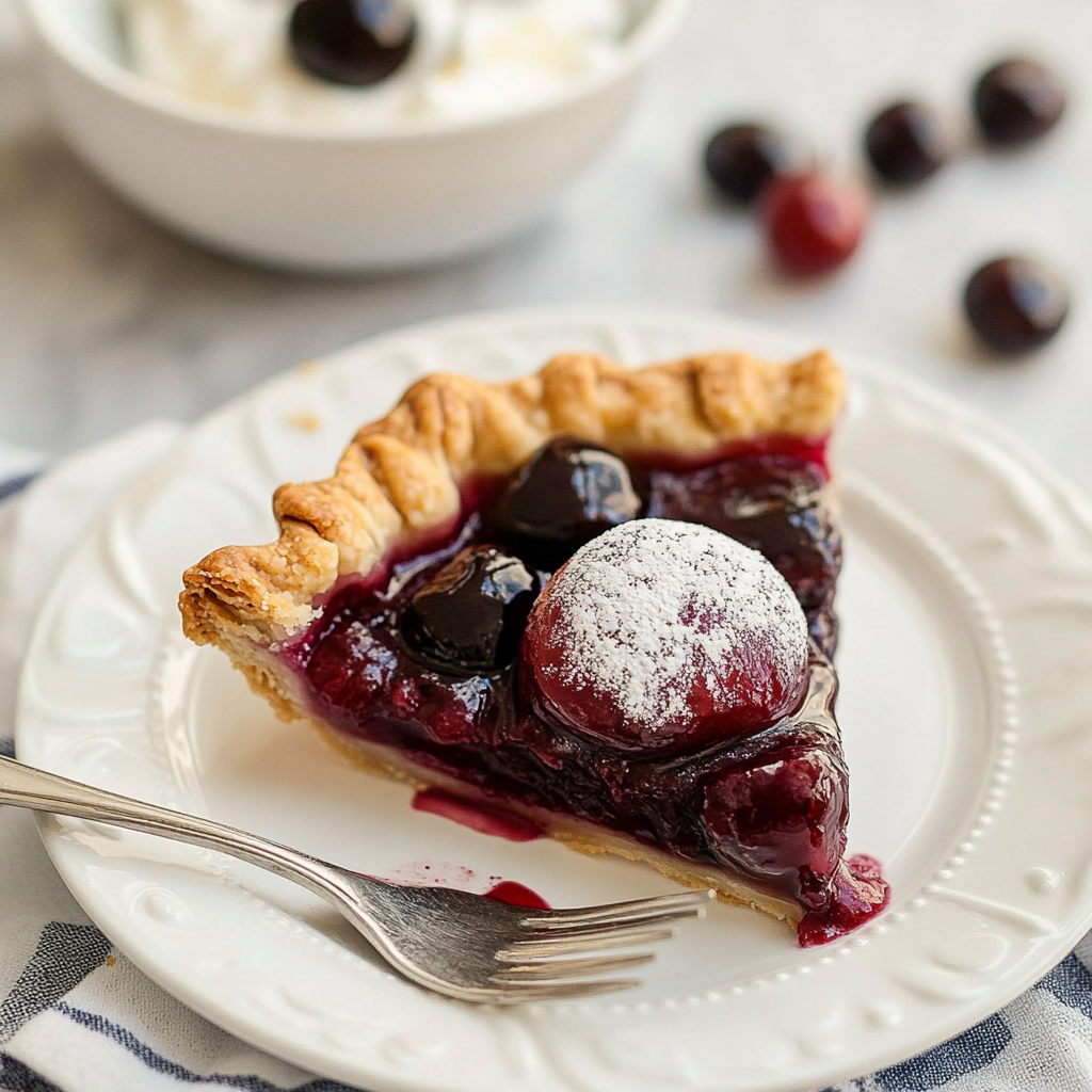 Recipe preparation for Cherry Pie