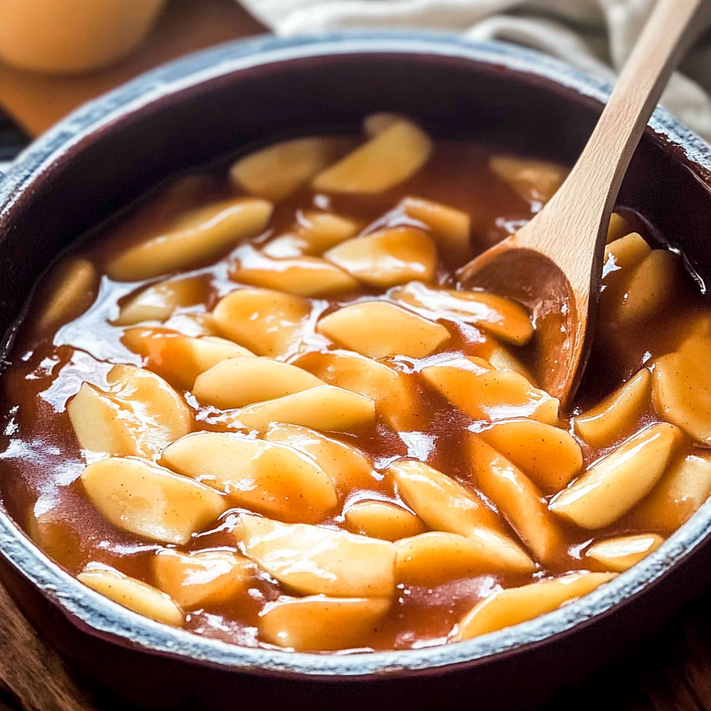 Recipe preparation for Homemade Apple Pie Filling