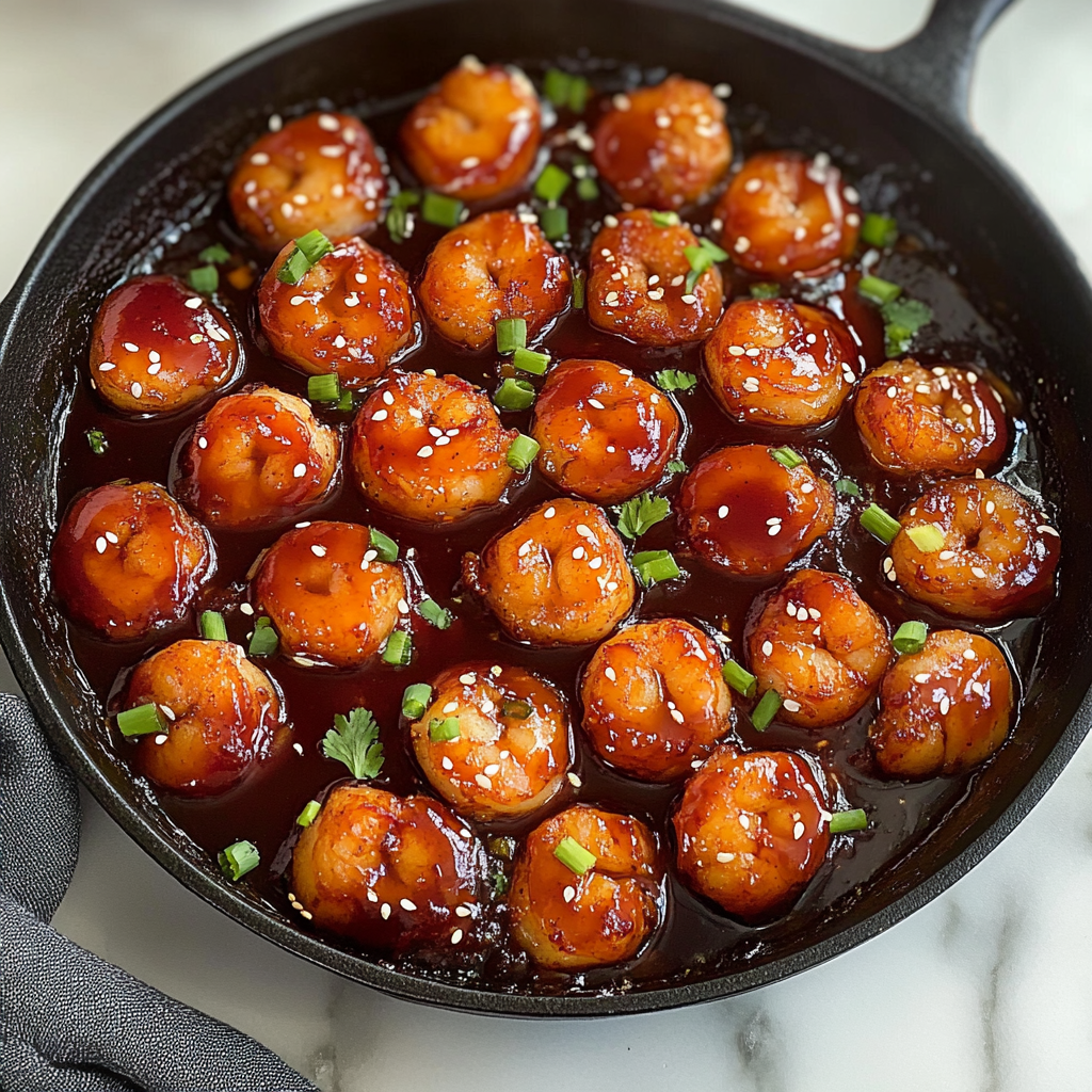 Recipe preparation for Firecracker Shrimp