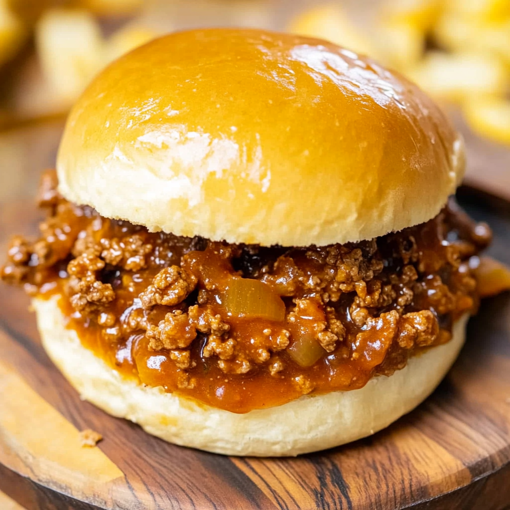 Recipe preparation for Homemade Sloppy Joes