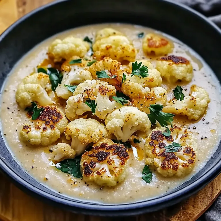 Irresistibly Creamy Roasted Cauliflower Recipe Delight