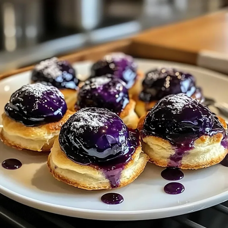 Irresistible 4-Ingredient Blueberry Pie Bombs Recipe
