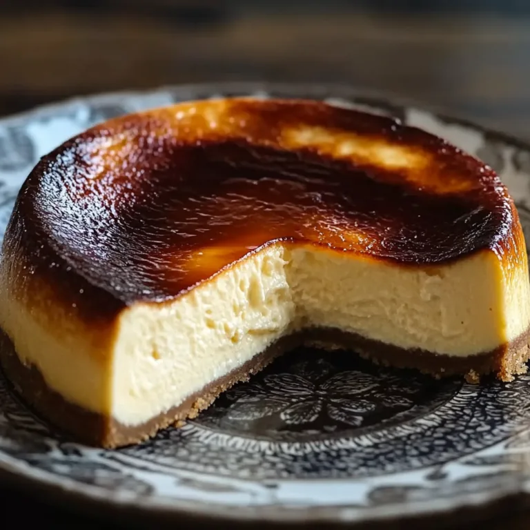 Indulge in the Creamiest Basque Cheesecake Recipe