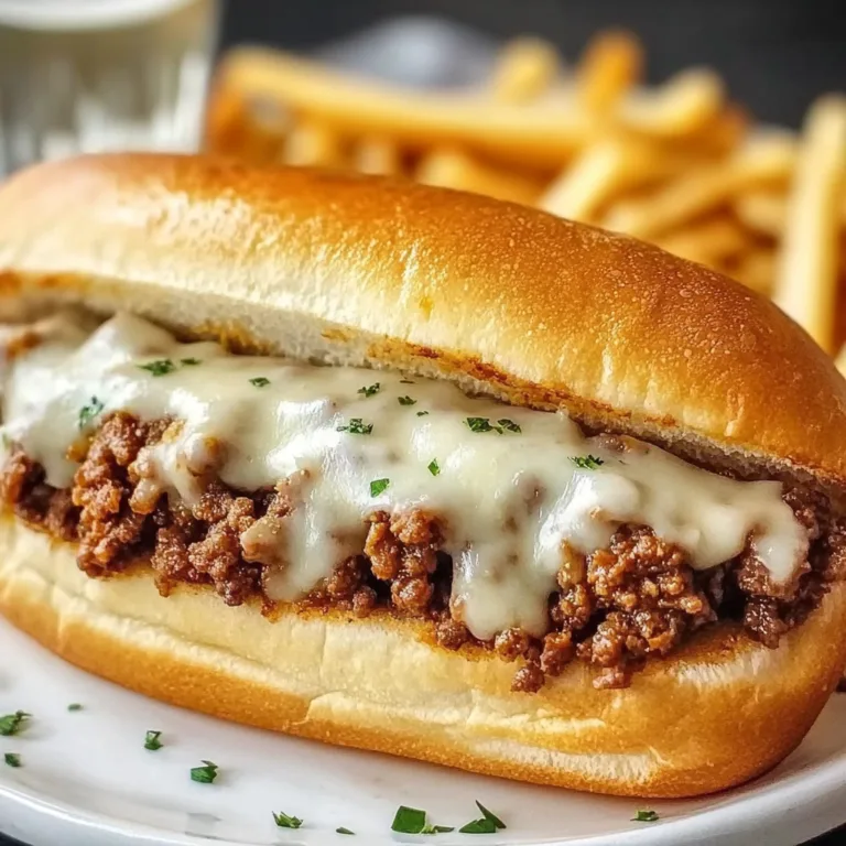 Irresistible Cheesy Hot Beef Sandwich Recipe to Savor