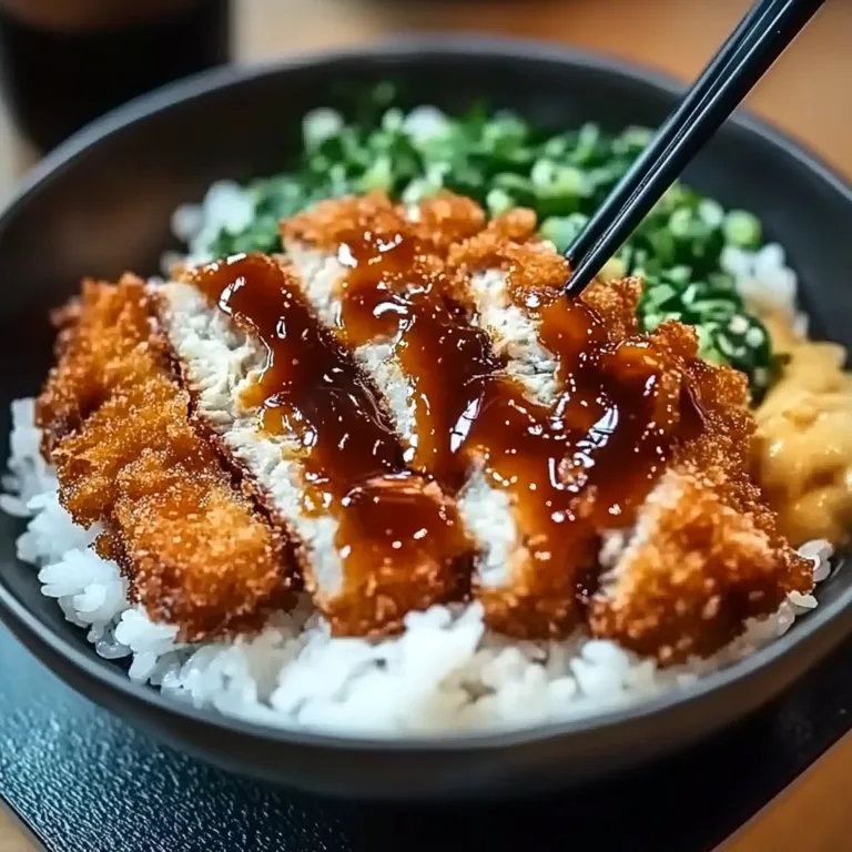 Irresistible Japanese Katsu Bowls with Tonkatsu Sauce Recipe