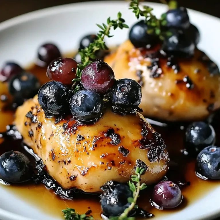 Irresistible Blueberry Thyme Chicken Recipe to Savor