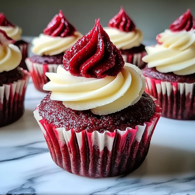 Irresistible Red Velvet Marble Cupcakes Recipe to Savor