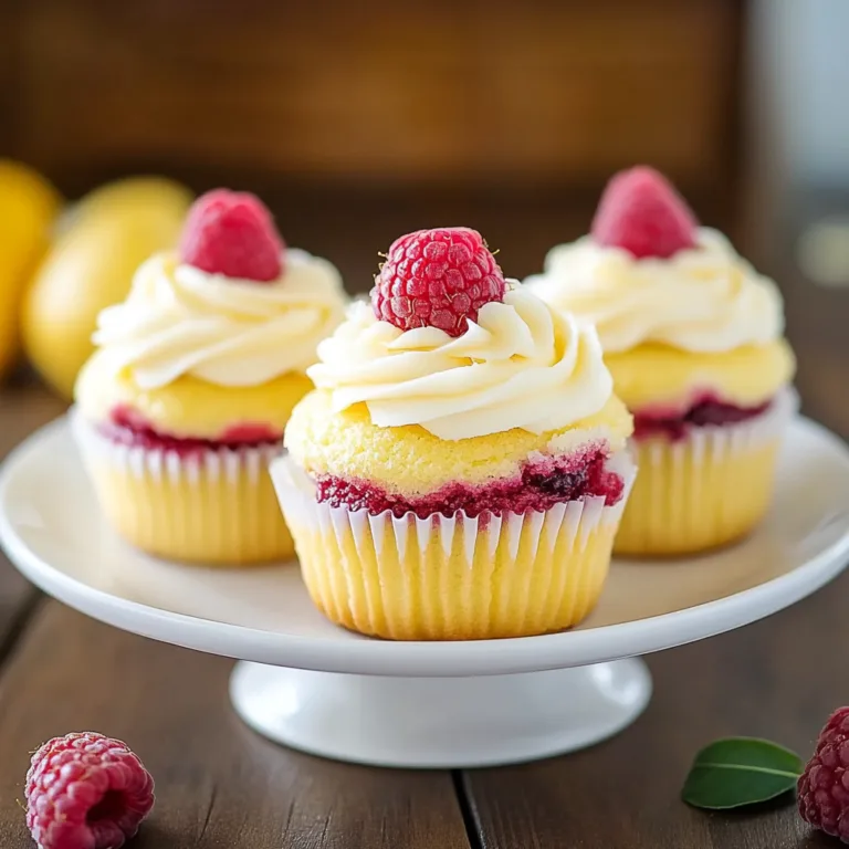 Irresistible Lemon Raspberry Cupcakes Recipe to Try Today