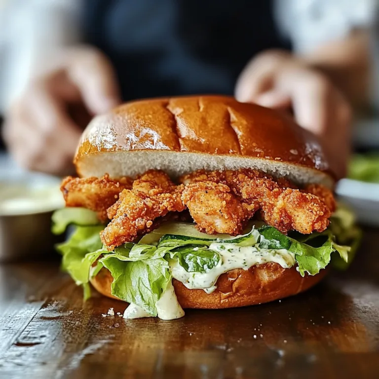 Crispy Chicken Caesar Sandwich: Ultimate Crunchy Delight