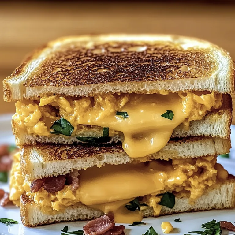 Irresistible Breakfast Grilled Cheese Delight Recipe