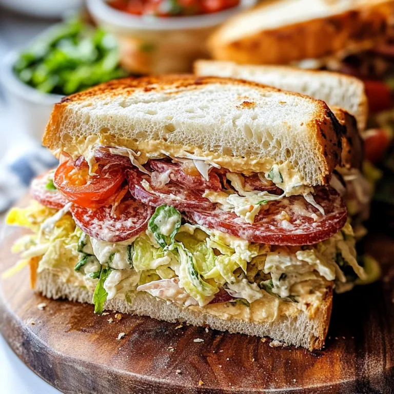 Irresistible Italian Grinder Salad Sandwich Recipe