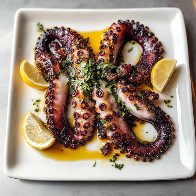 Irresistible Homemade Grilled Octopus Recipe to Impress