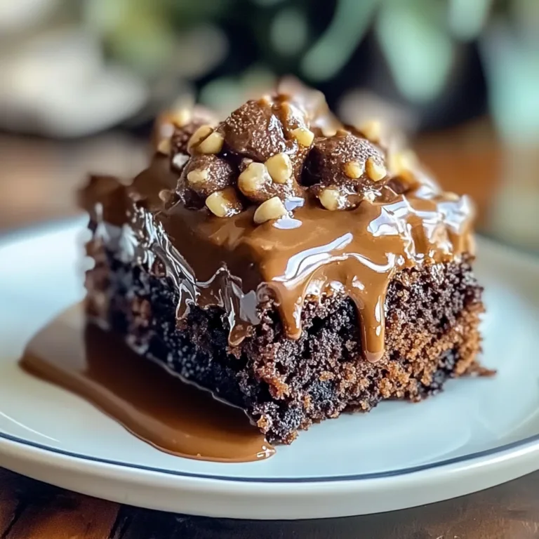 Irresistible German Chocolate Poke Cake Recipe to Savor