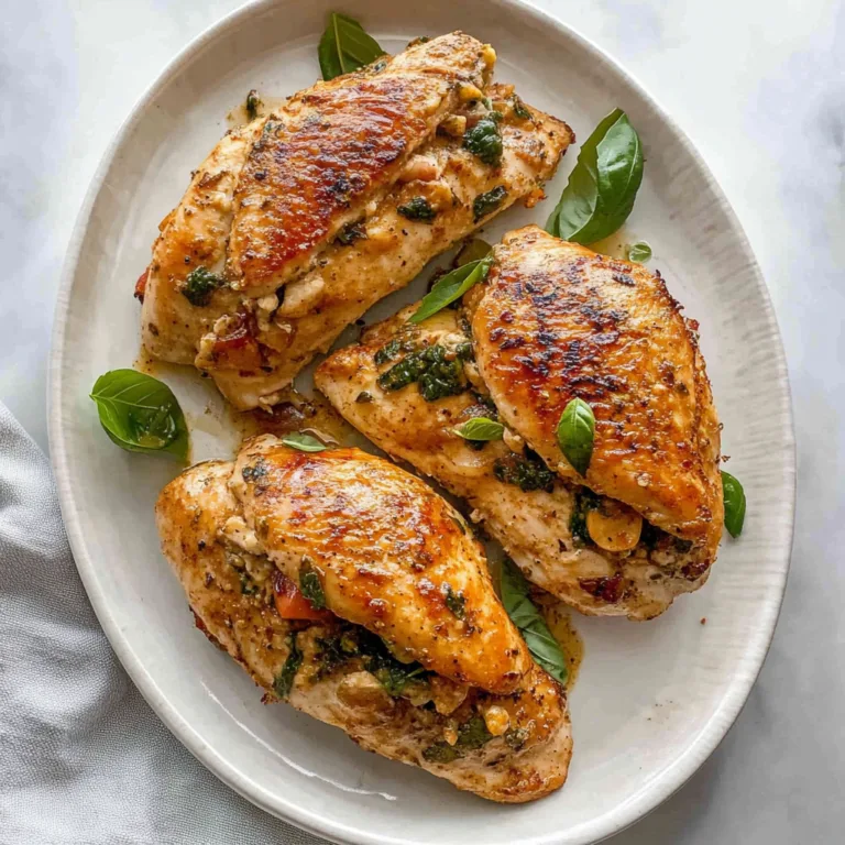 Irresistible Mediterranean Stuffed Chicken Recipe Delight