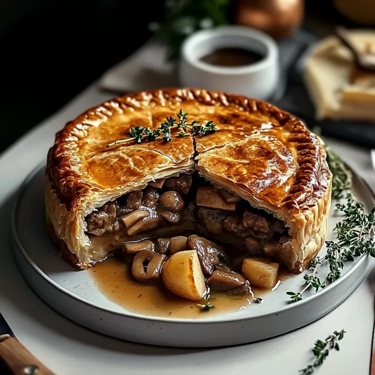 Irresistible Beef and Mushroom Pie: Comfort Food Delight