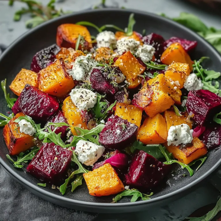 Delicious Roasted Beet Sweet Potato Salad Recipe