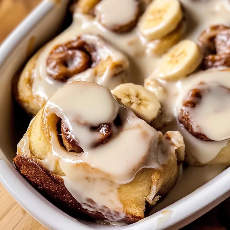 Irresistible Banana Cinnamon Rolls: A Sweet Delight