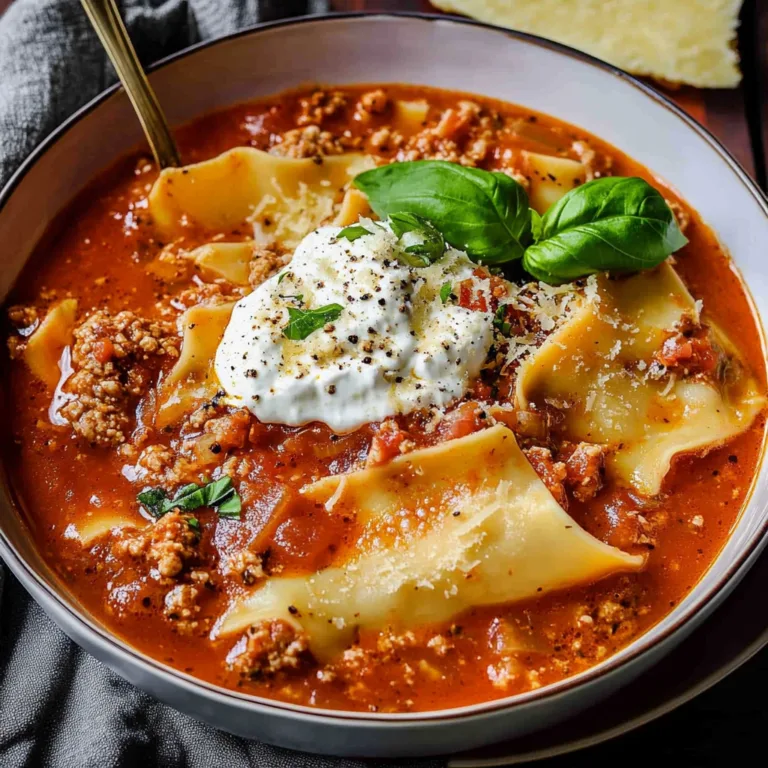 Cozy Lasagna Soup Recipe: Comfort in Every Bowl