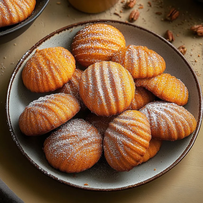 Irresistible Browned Butter Pumpkin Madeleines Recipe