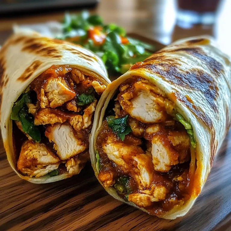 Delightful Sweet Chili Chicken Wraps for a Flavorful Meal