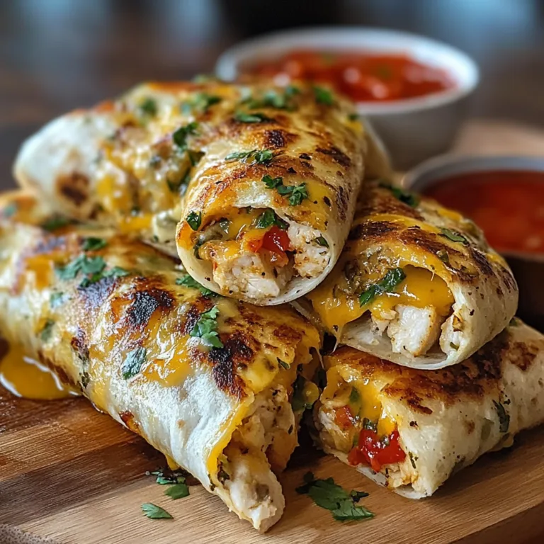 Irresistible Ooey-Gooey Cheesy Garlic Chicken Wraps