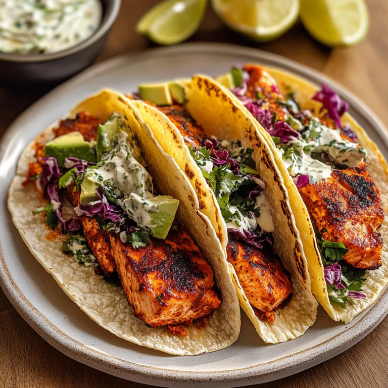 Irresistible Blackened Salmon Tacos Recipe for Flavor Lovers