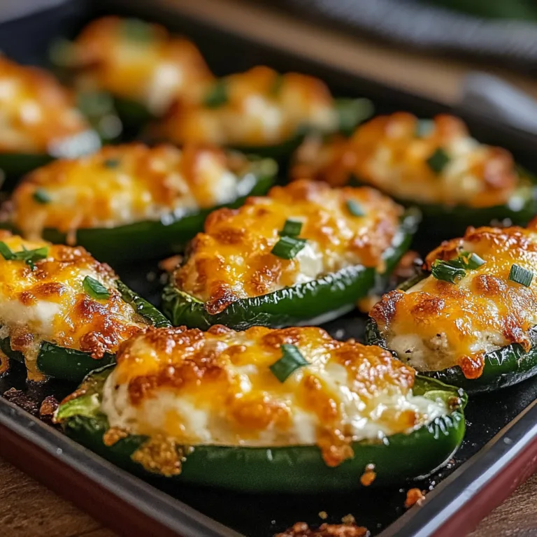 Irresistible Cream Cheese & Cheddar Jalapeño Poppers Recipe