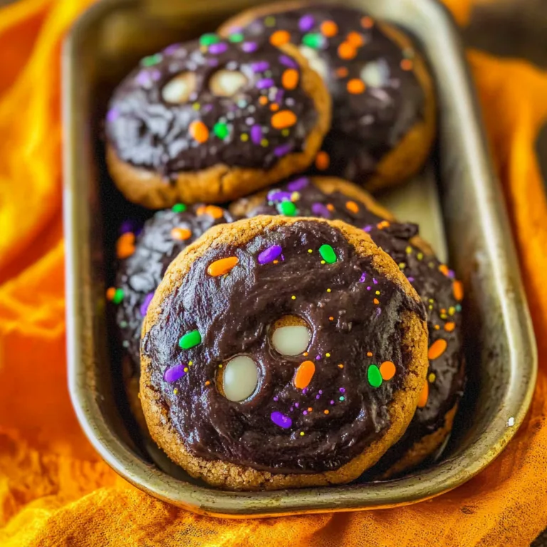 Spooktacular Slime-Filled Halloween Cookies Recipe