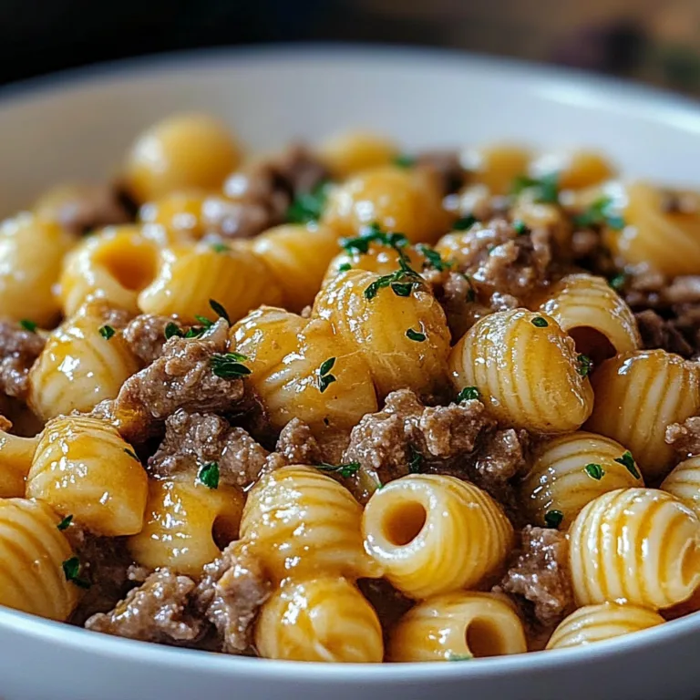 Irresistible Creamy Beef and Shells Recipe – Comfort Bliss