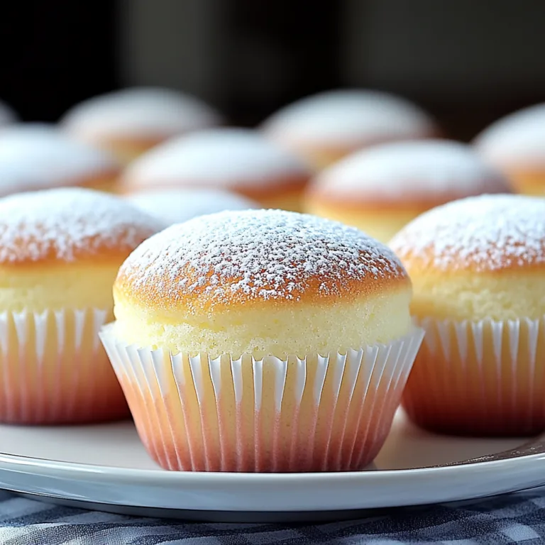 Fluffy Japanese Cotton Cheesecake Cupcakes: A Delightful Treat