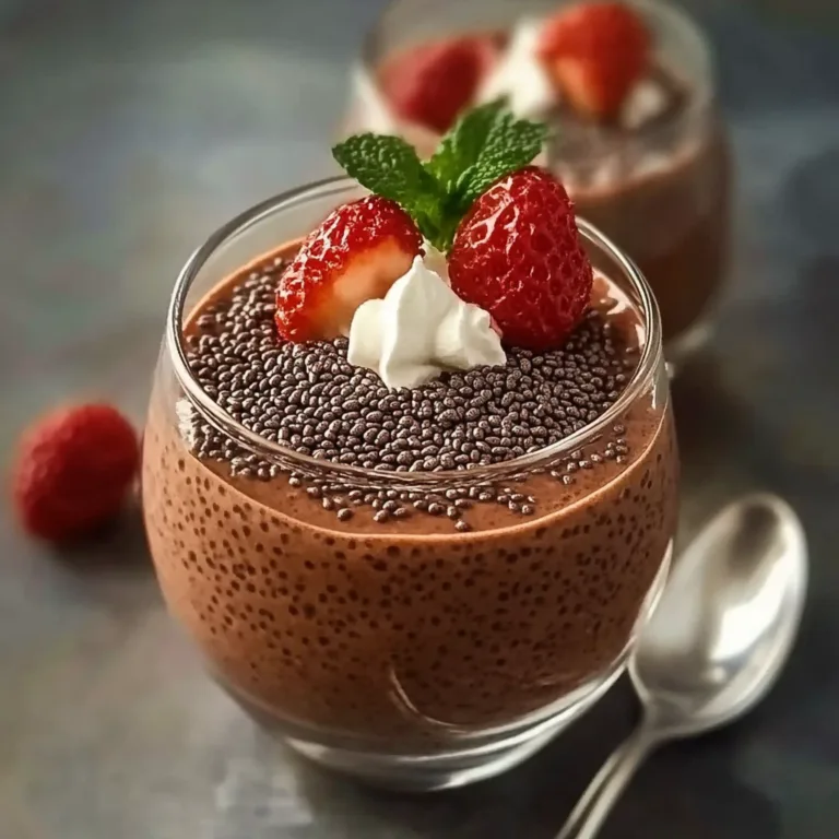 Indulge in High Protein Chocolate Chia Pudding Delight